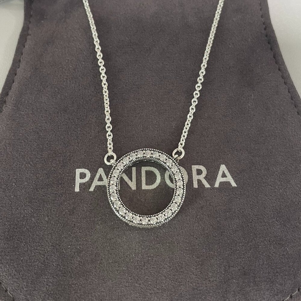 Pandora Circle of Sparkle Necklace